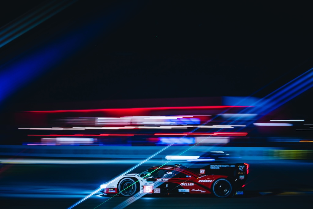 Michael Christensen førte på Le Mans men bilen manglede farten i det lange løb
(Foto: Porsche)